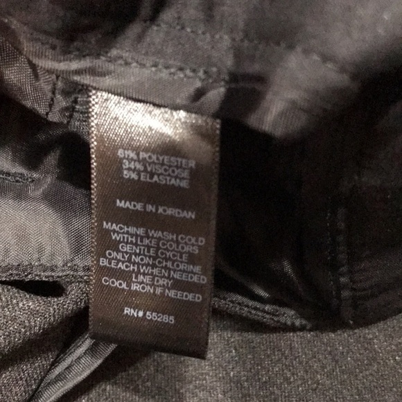 Express NWT “Editor” Barely Boot Charcoal Gray Studio Stretch Slacks size 6R - Picture 9 of 9